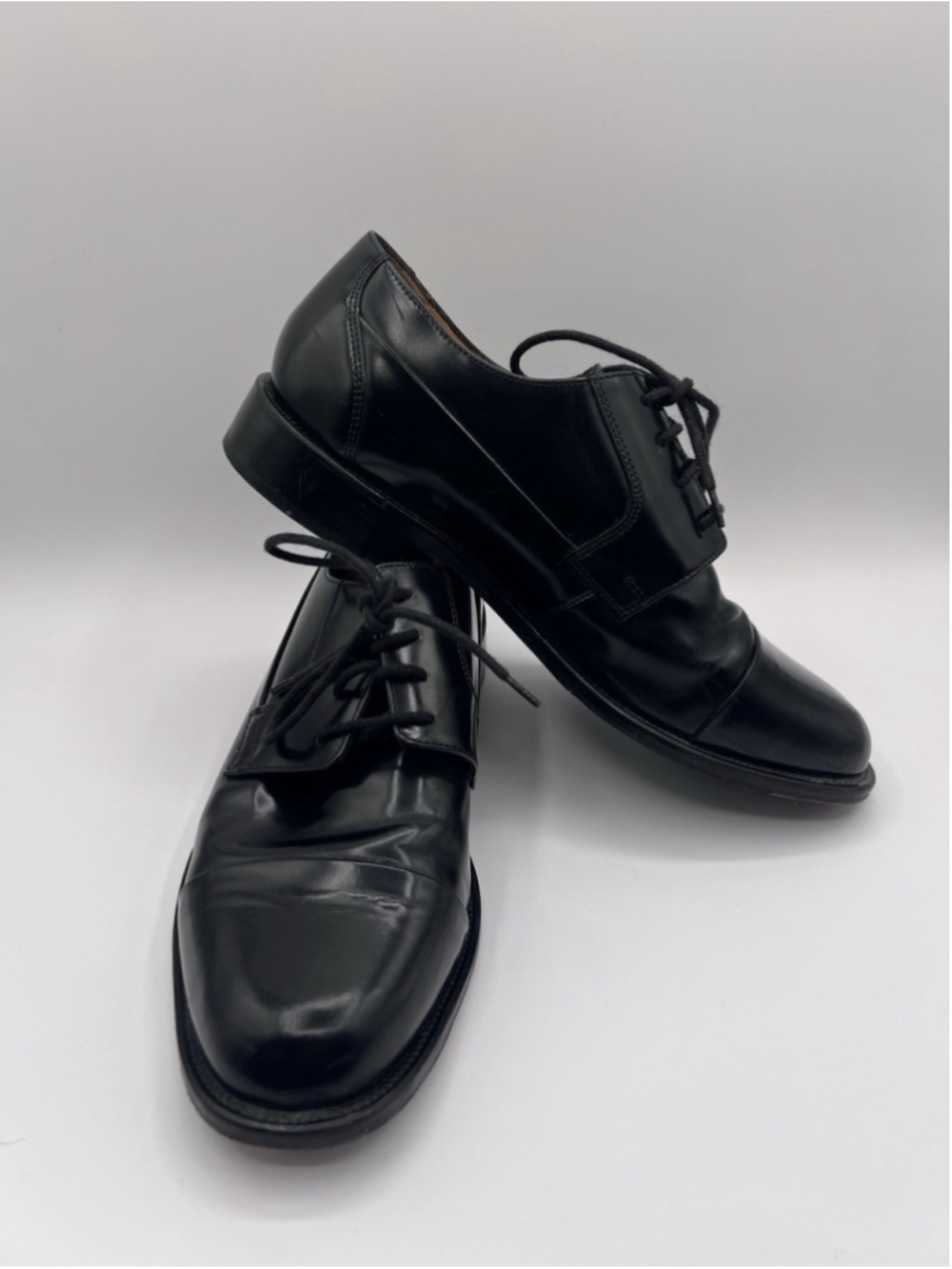 Bostonian Oxford Dress Shoes Black Leather 25030 06023 Men’s Size 8.5 - Picture 13 of 13